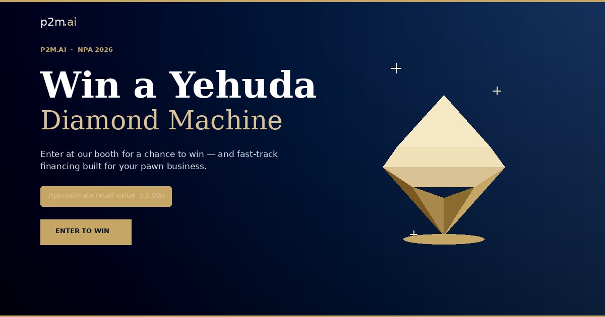 Win a Yehuda Diamond Machine — NPA 2026